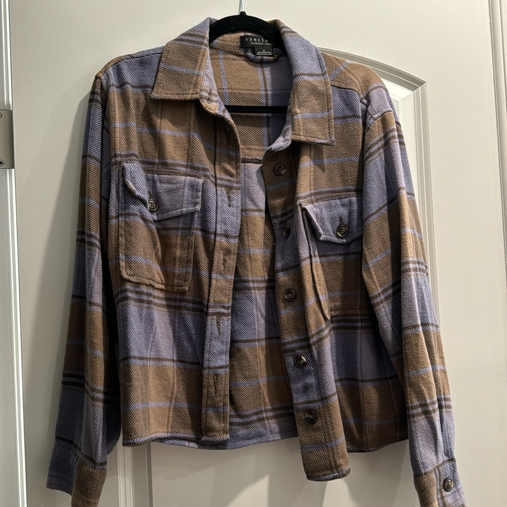 Sanctuary plaid shacket